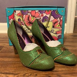 Poetic Licence Green & Purple Heels
